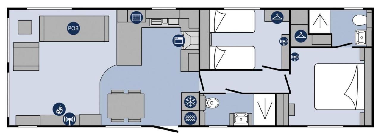 Holiday home Kilden Kernow - Luxury 6 Berth Caravan Near Bude